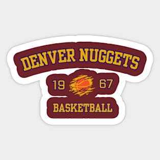 denver nuggets basketball Sticker